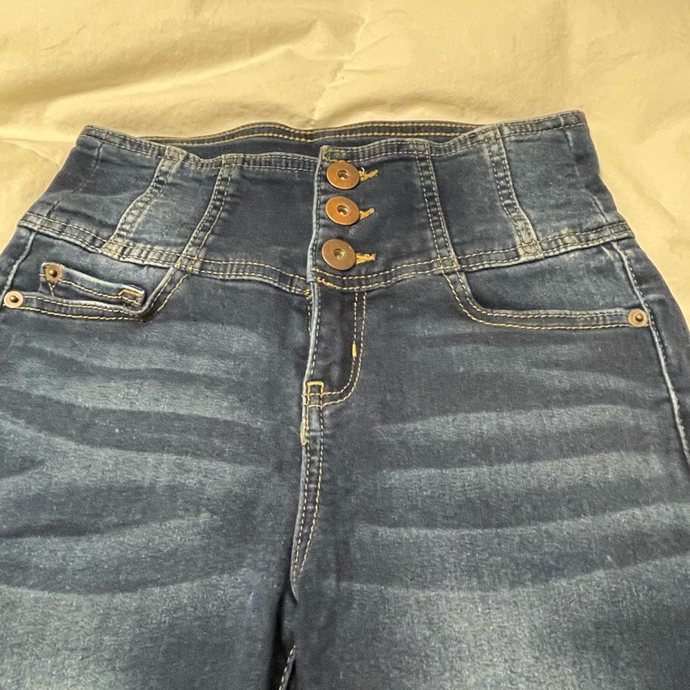 Juniors size 10 no boundaries corset skinny jeans.